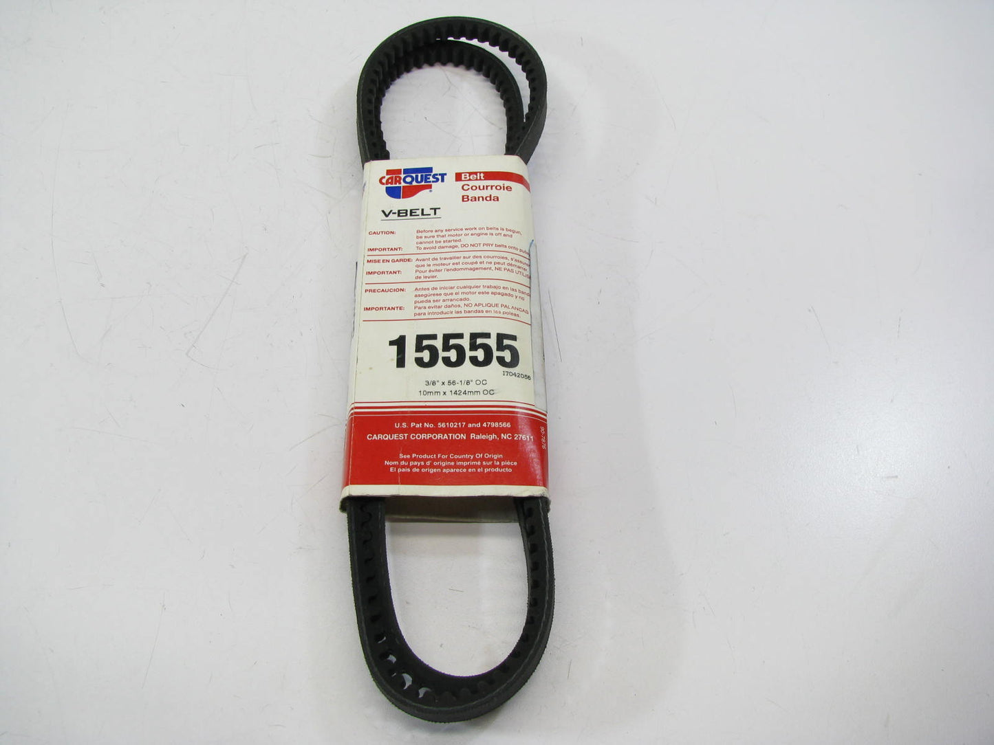 Carquest 15555 Accessory Drive Belt - 0.44'' X 55.50'' - 36 Degree