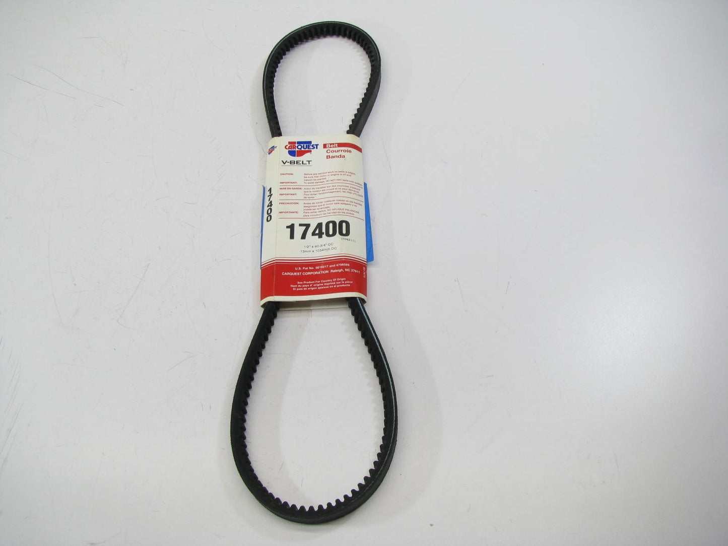 Carquest 17400 Accessory Drive Belt - 0.53'' X 40.00'' - 36 Degree