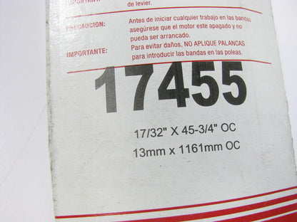 Carquest 17455 Accessory Drive Belt - 0.53'' X 45.50'' - 36 Degree
