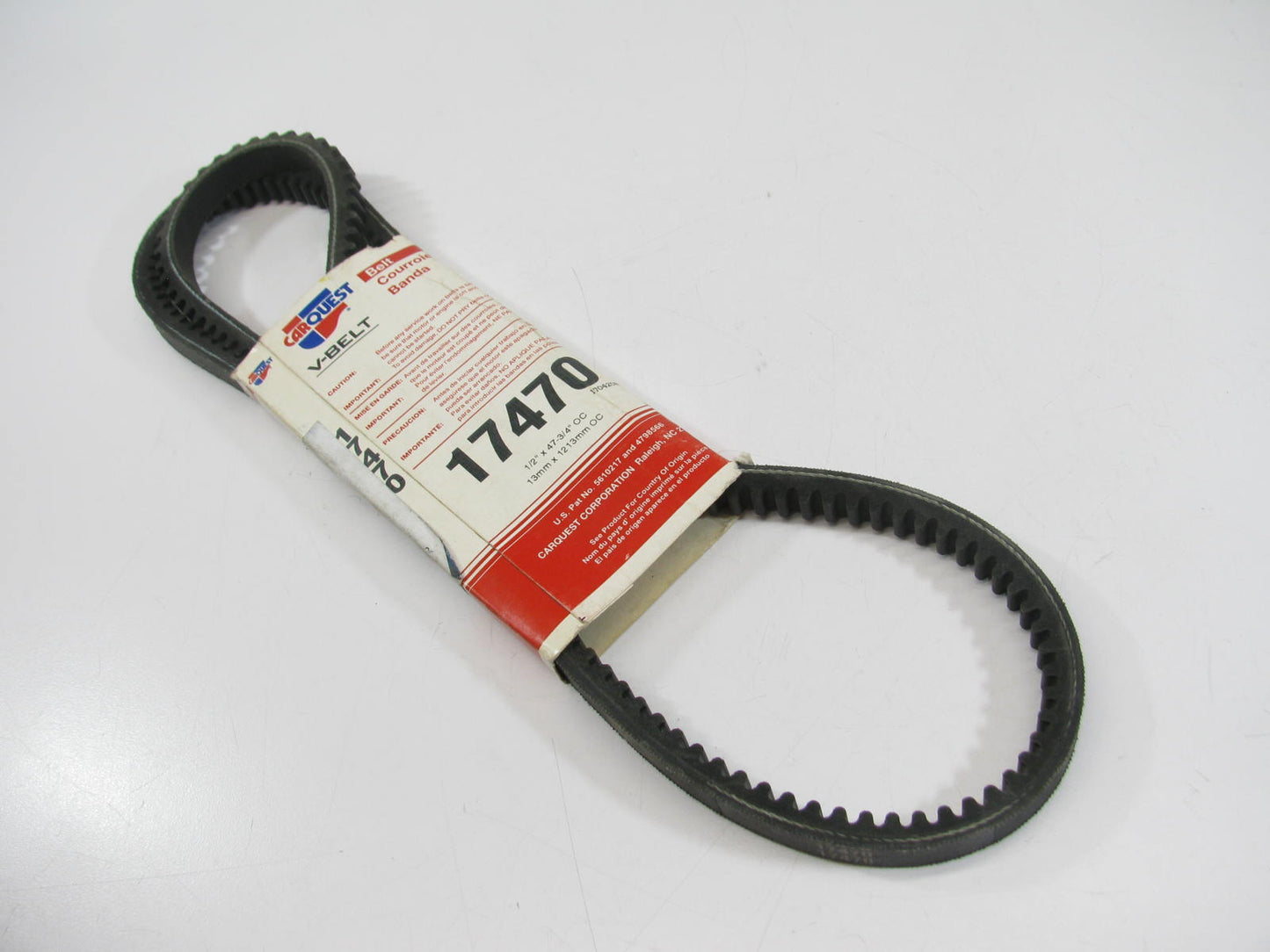 Carquest 17470 Accessory Drive Belt - 0.53'' X 47.00'' - 36 Degree
