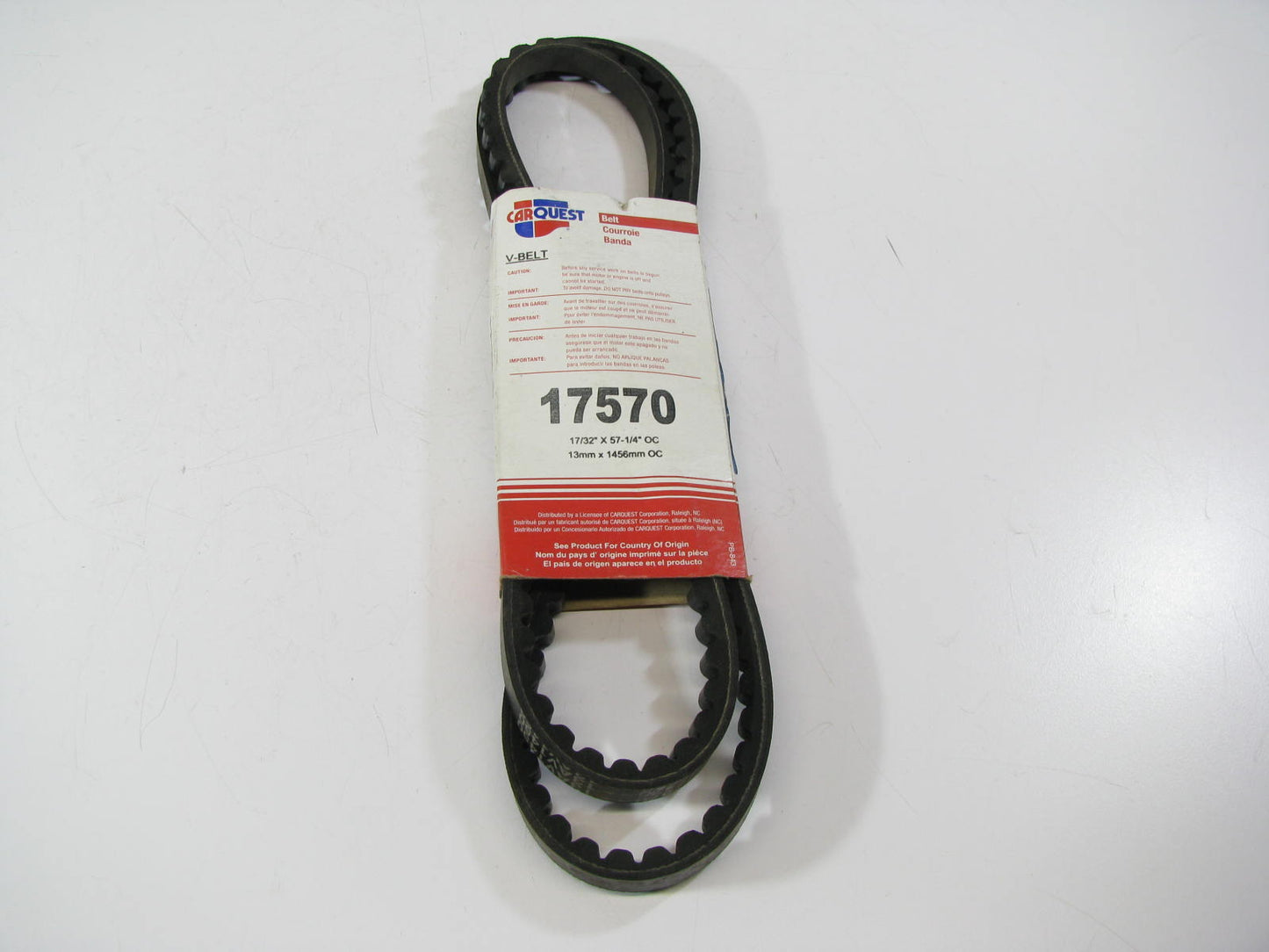 Carquest 17570 Accessory Drive Belt - 0.53'' X 57.00'' - 36 Degree