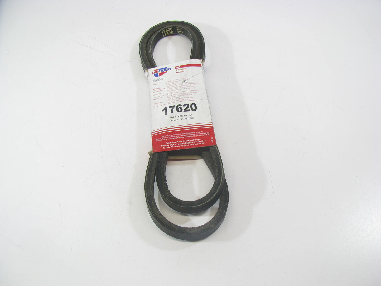 Carquest 17620 Accessory Drive Belt - 0.53'' X 62.00'' - 36 Degree