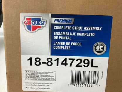 Carquest 18-814729L Front Left Suspension Strut And Coil Spring Assembly