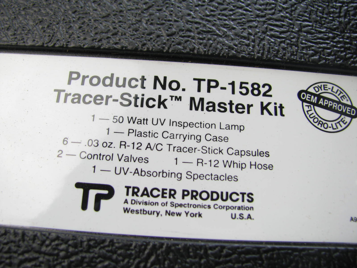 Carquest 200522 A/C Air Conditioning System UV Leak Detection Kit TRACER TP-1582