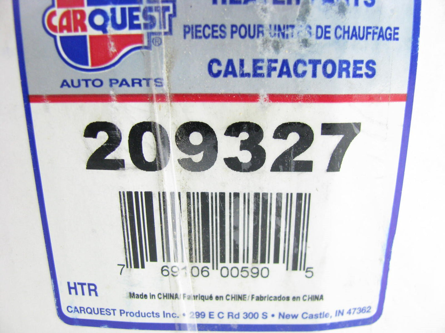 Carquest 209327 HVAC A/C Blower Motor W/ Wheel