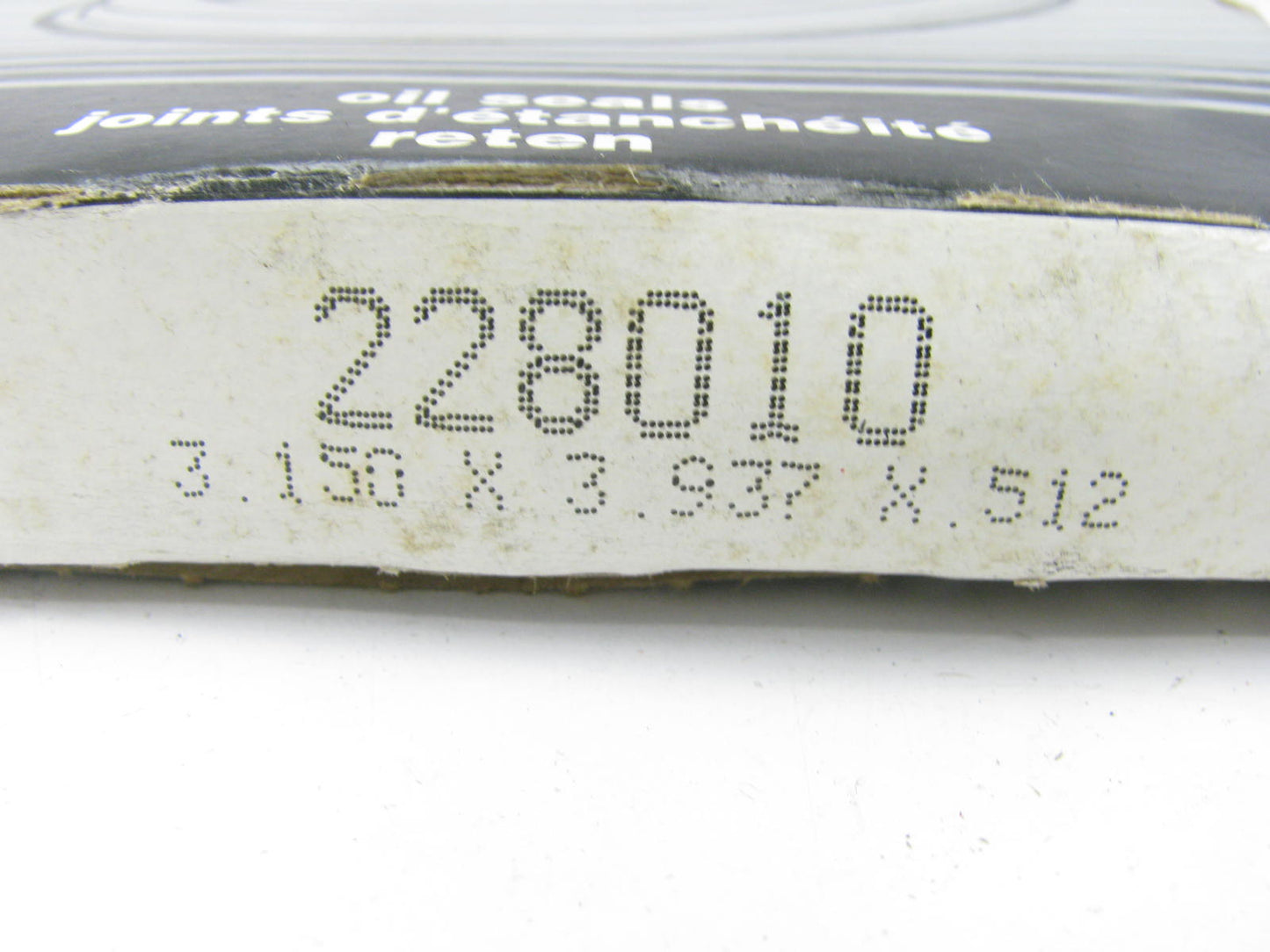 Carquest 228010 Engine Crankshaft Seal Rear - 100mm OD X 80mm ID X 13mm