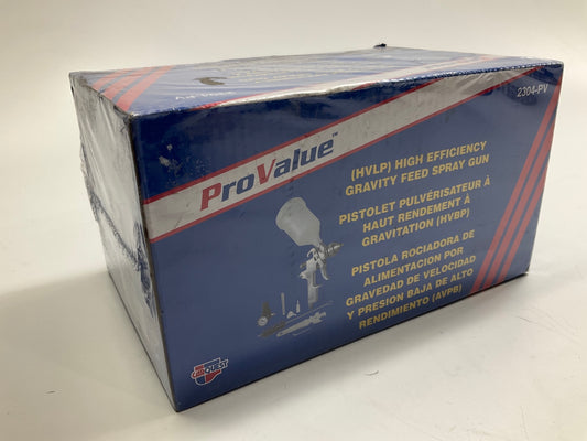 Carquest ProValue 2304-PV HVLP Gravity Feed Paint Spray Gun 1.4mm Nozzle