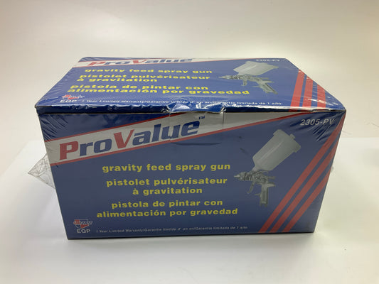 Carquest ProValue 2305PV Standard Gravity Feed Paint Spray Gun