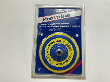 Carquest 2527-PV 6'' Dual Action Sander Backing Pad,  5/16'' X 24 Thread