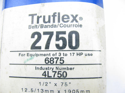 Carquest 2750 Lawn & Garden Power Equipment Accessory Drive Belt - 1/2'' X 75''