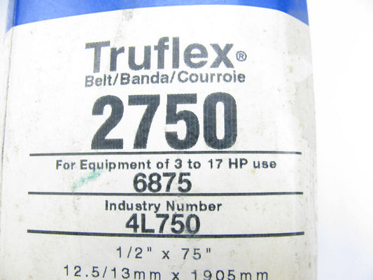 Carquest 2750 Lawn & Garden Power Equipment Accessory Drive Belt - 1/2'' X 75''
