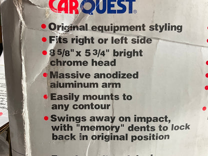 (2) Carquest By Grote 28393-5 Non-Heated Truck & Van Mirror Kits 5'' X 8'' CHROME