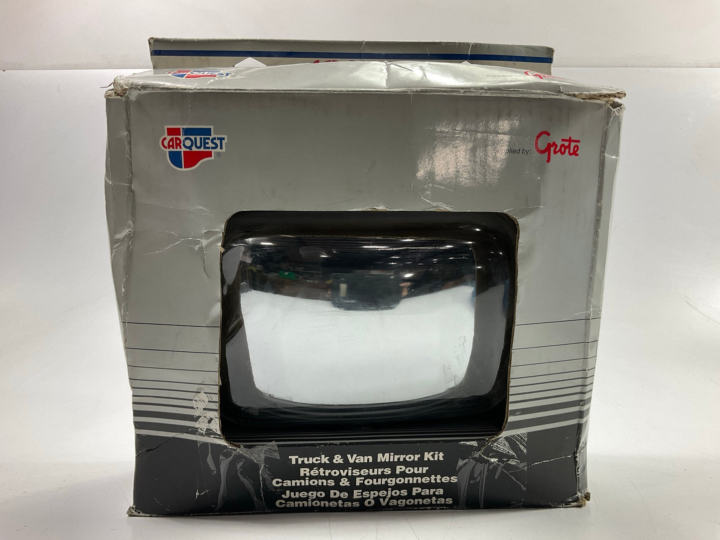 (2) Carquest By Grote 28393-5 Non-Heated Truck And Van Mirror Kit 5'' X 8'' CHROME