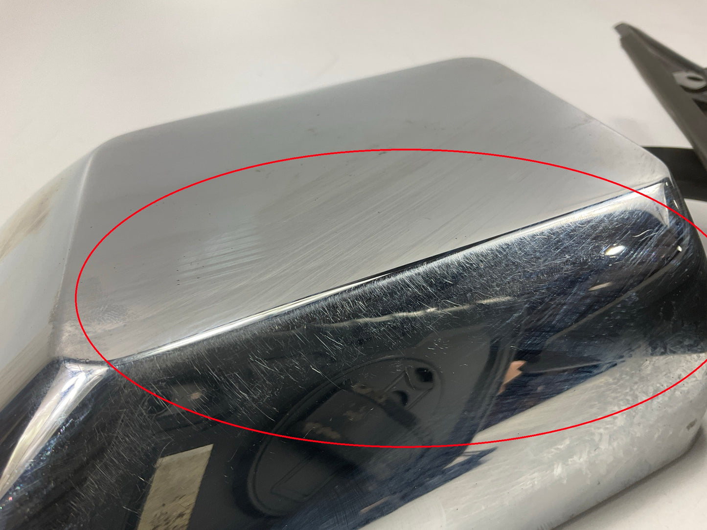 COSMETIC DAMAGE Grote 28413-5 Chevy Blazer GMC S-10 Style LEFT Mirror - CHROME