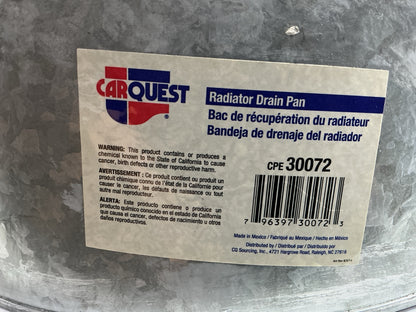 Carquest 30072 Radiator Drain Pan, 6 Gallon Capacity