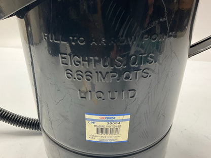 Carquest Measure Liquid 8 QT. Painted Steel Flexible Spout Measuring Can Jug
