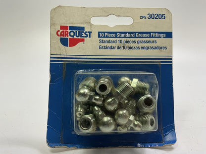 Carquest 30205 Standard Zerk Grease Fittings 1/8'' NPT, 10 Pack