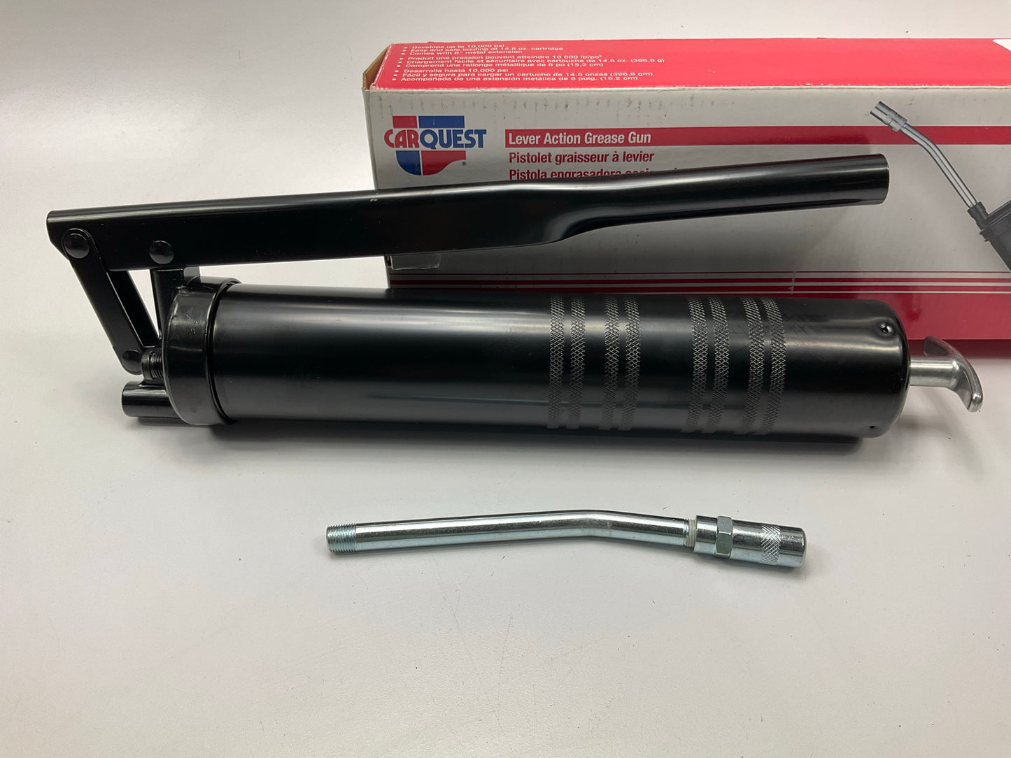 CarQuest 30288 Lever Action Grease Gun, Up To 10,000 PSI