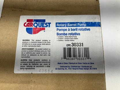 CARQUEST 30331 Heavy Duty Rotary Barrel Pump For 55 Gallon Drum