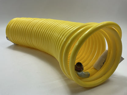 CARQUEST 31566 Nylon Coil Air Hose, 3/8'' X 50', 1/4'' NPT Swivel Fittings
