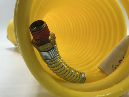 CARQUEST 31566 Nylon Coil Air Hose, 3/8'' X 50', 1/4'' NPT Swivel Fittings