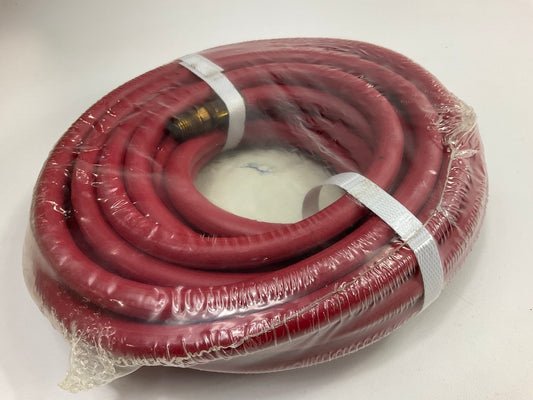 Carquest 31675 Red Rubber Air Hose, 1/4'' ID, 1/4'' Male NTP Ends