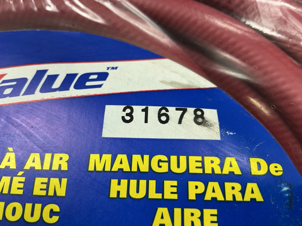Carquest 31678 Air Tool Hose - Thermoid 3/8'' X 50 Feet, 1/4'' Male NPT Fittings