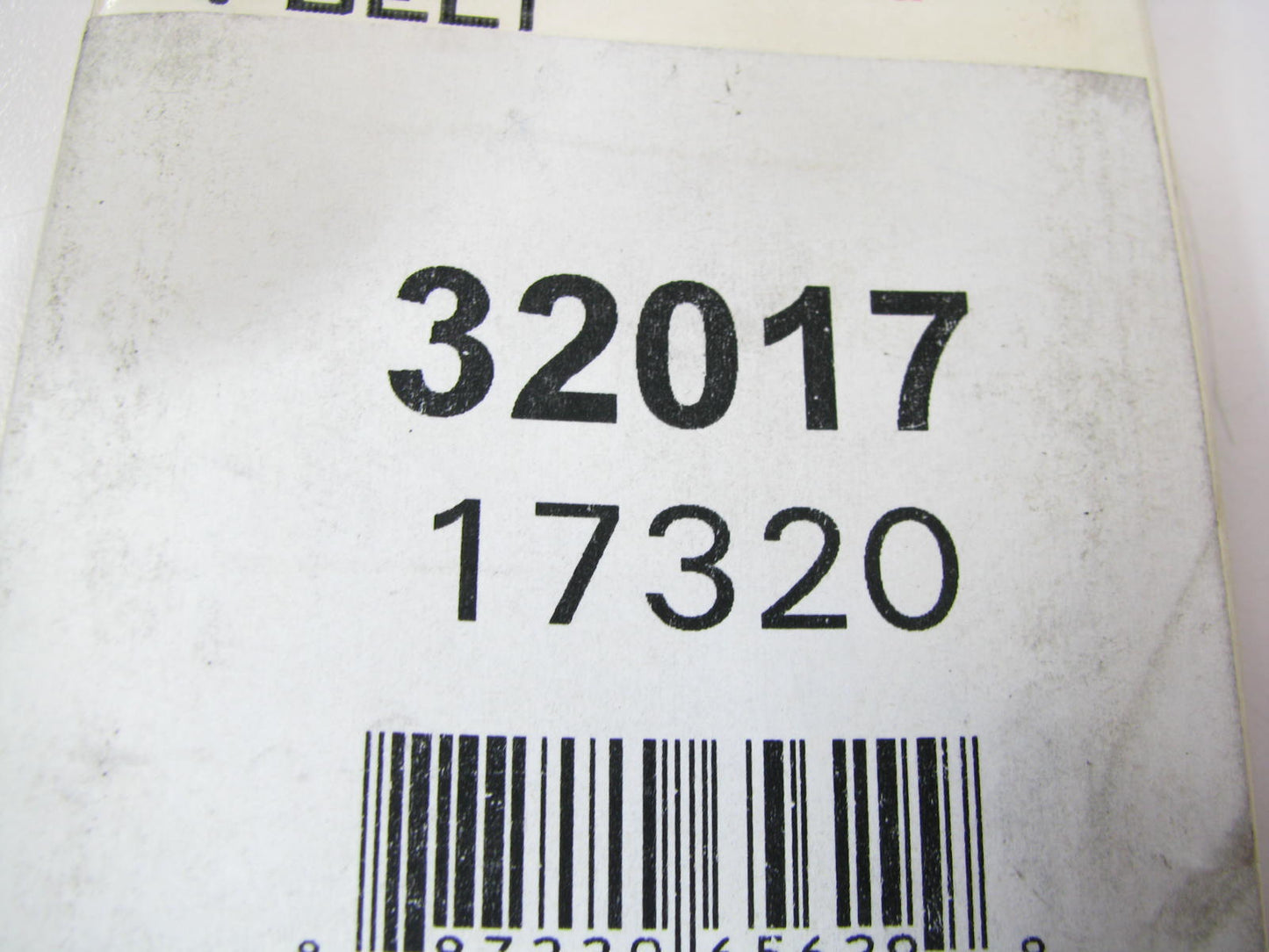 Carquest 32017 Accessory Drive Belt - 0.53'' X 32.00'' - 36 Degree