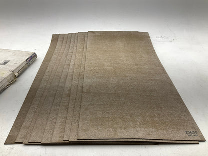 (9) Sheets - Victor Reinz 32609 Cork Rubber Gasket Material - 36'' X 18'' X 1/8''