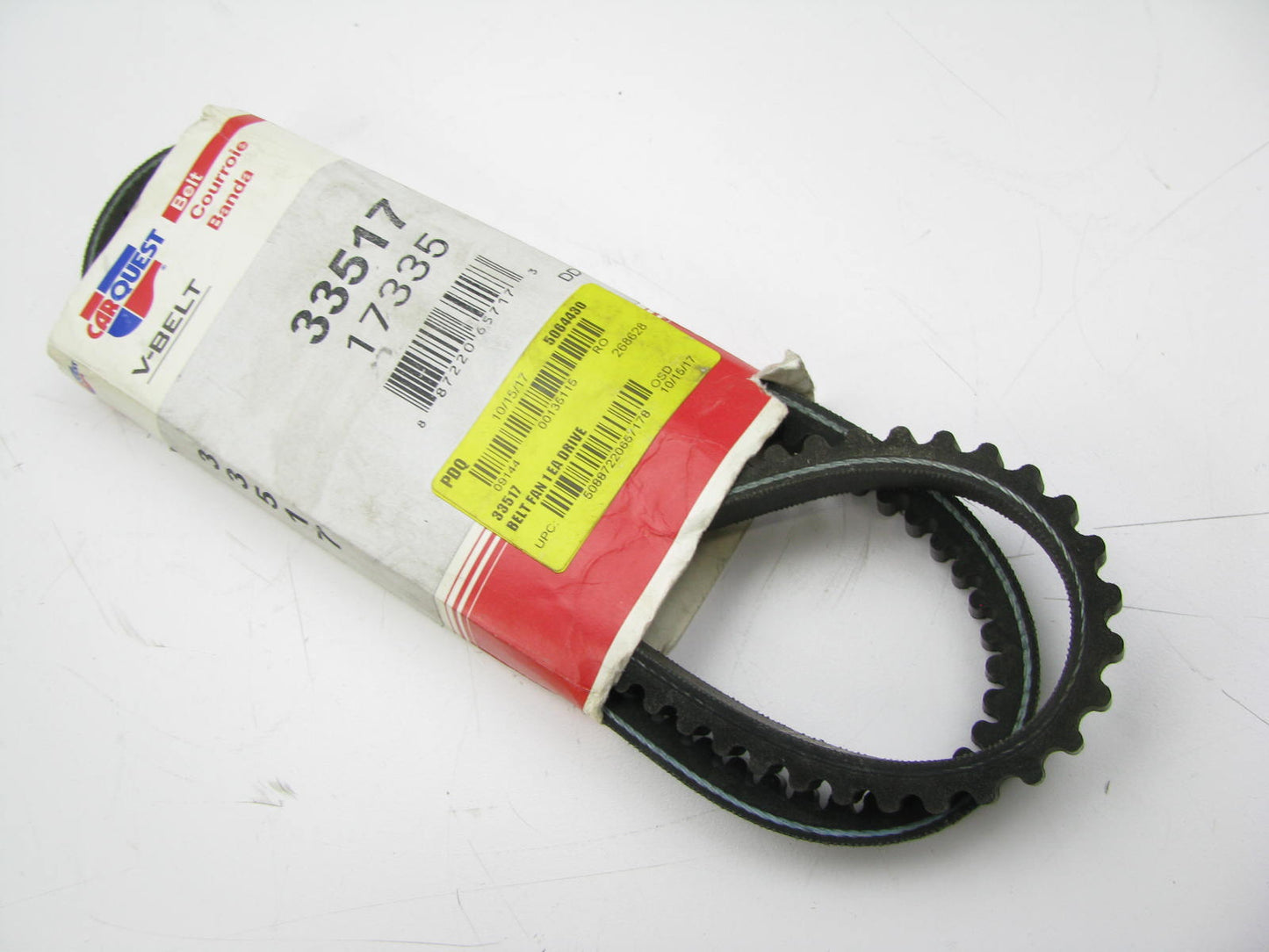 Carquest 33517 Accessory Drive Belt - 0.53'' X 33.50'' - 36 Degree