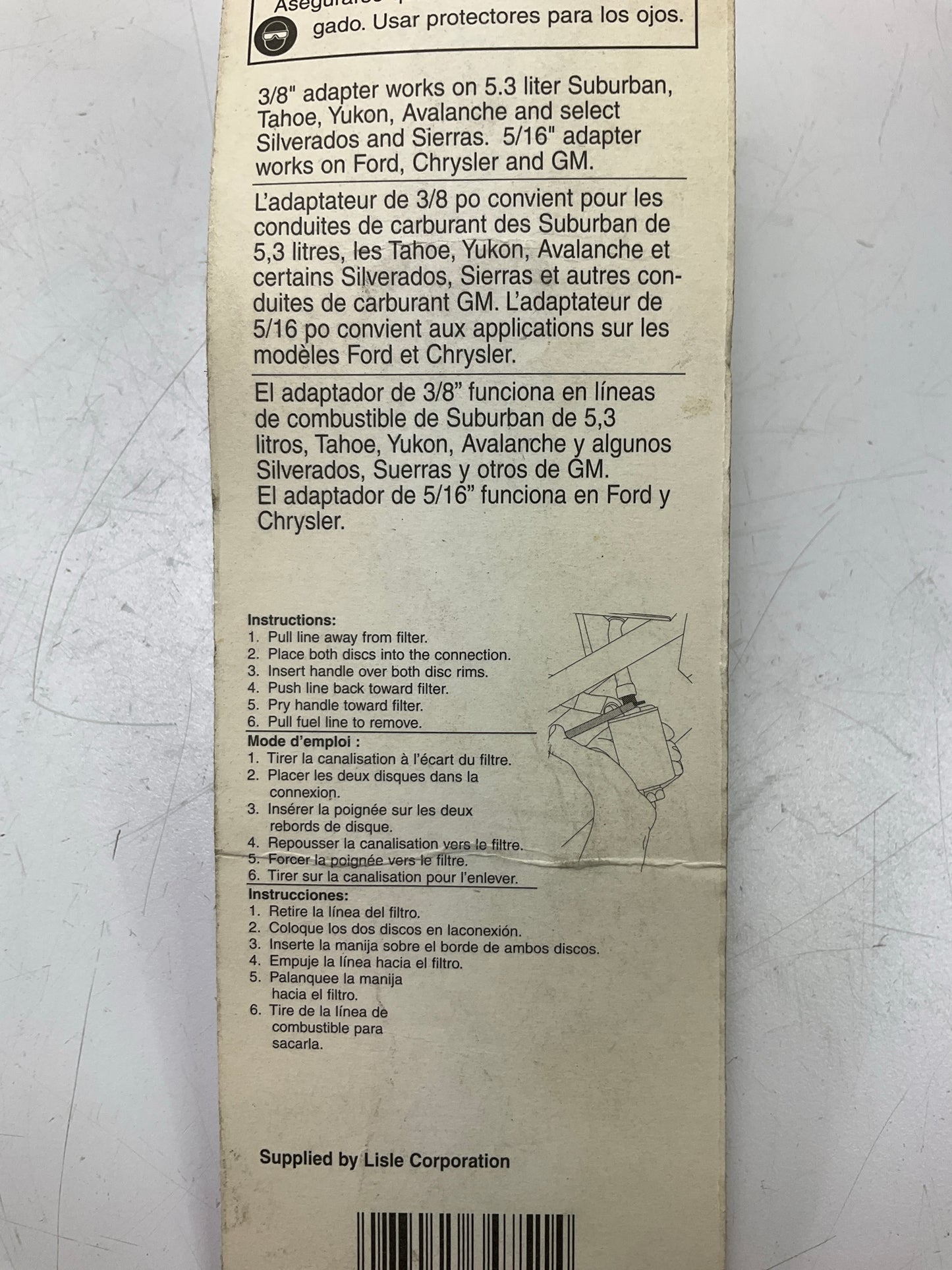 Carquest (Made By Lisle) 34750 Low Profile Fuel Line Disconnect Tool Set