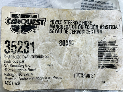 Carquest 35231 Pump To Gear Power Steering Pressure Line Hose