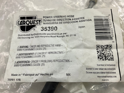 Carquest 35390 Power Steering Cylinder Pressure Hose For 1963-1982 Corvette
