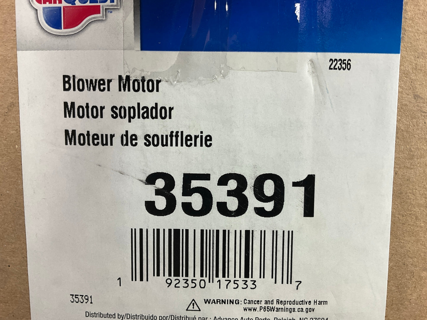 Carquest HVAC Blower Motor