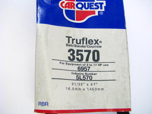 Carquest 3570 Lawn & Garden Power Equipment Accessory Drive Belt - 21/32'' X 57''