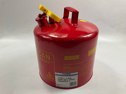Eagle UI-50 S Type I Steel Red Safety Gas Fuel Can 5-Gallon Capacity Made In USA