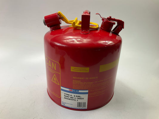 MISSING THE SPOT, DENTED Eagle U2-51-S 5 Gallon Type II Safety Gas Can