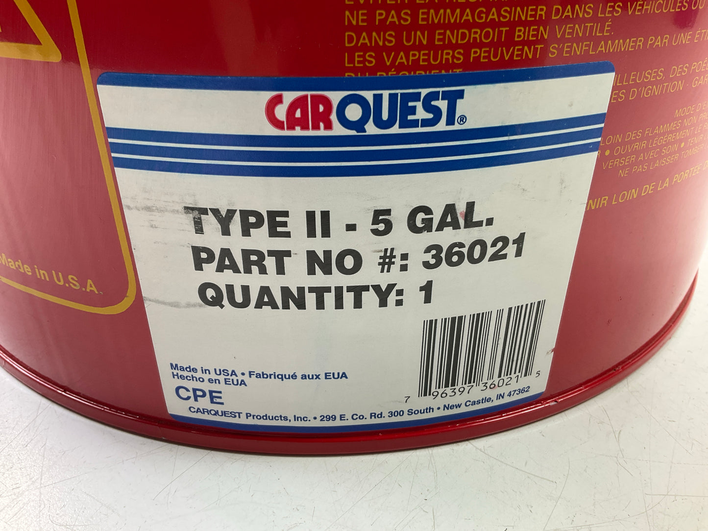MISSING THE SPOT, DENTED Eagle U2-51-S 5 Gallon Type II Safety Gas Can