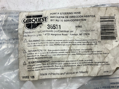 Carquest 36531 Power Steering Pressure Line Hose (Pump To Gear)