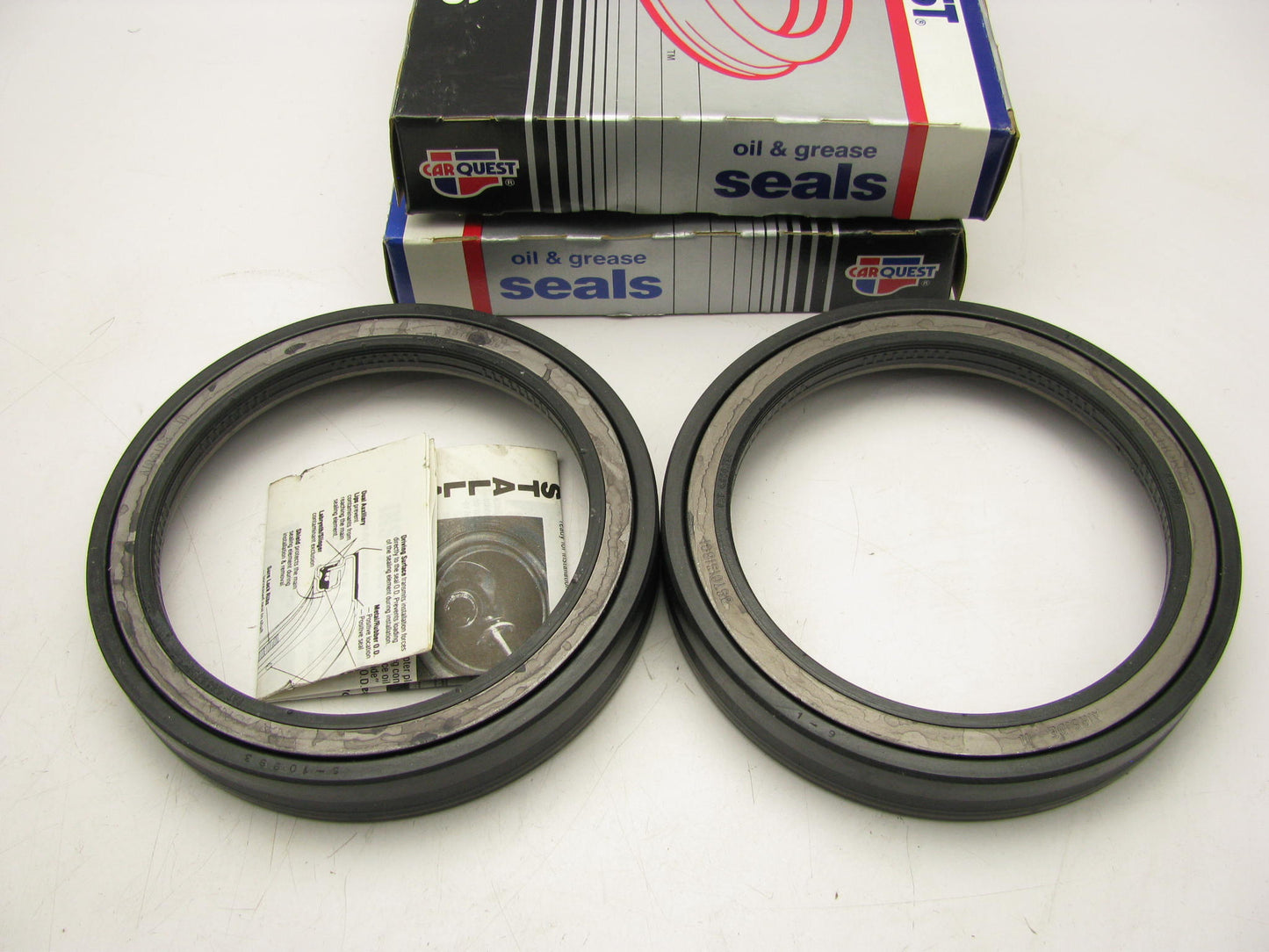 (2) Carquest 370131A Wheel Seals - 5.862'' OD X 4.500'' ID X 1.016'' Wide