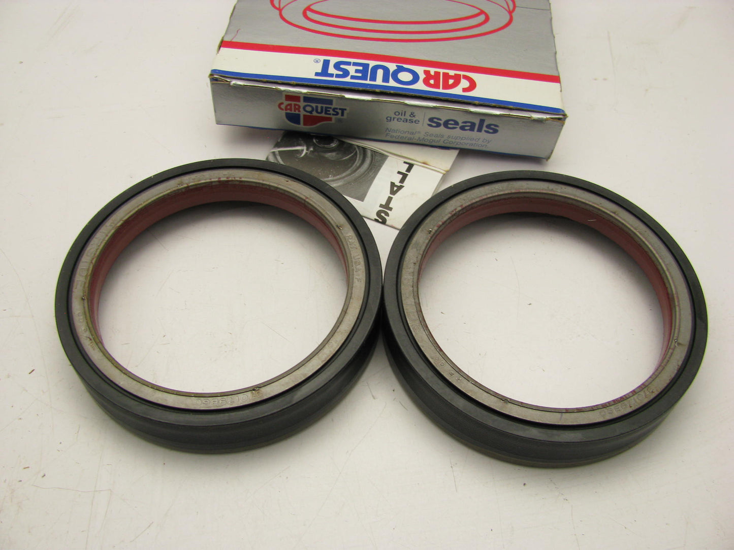 (x2) National/ Carquest  370179A Front Wheel Seal - 4.456'' OD X 3.500'' ID