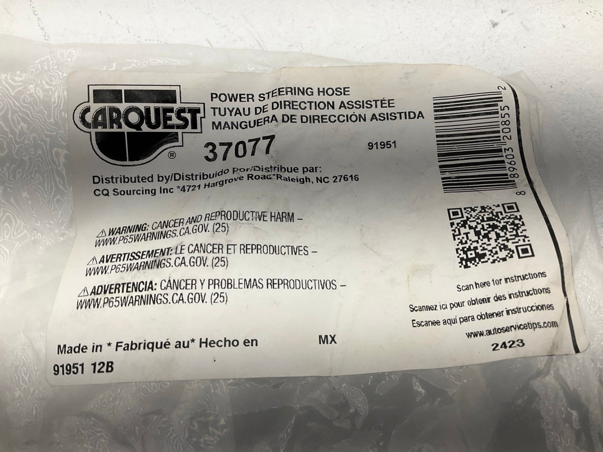 Carquest 37077 Power Steering Return Line Hose