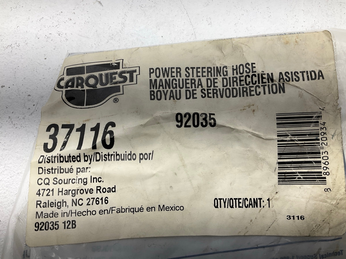 Carquest 37116 Power Steering Pressure Line Hose