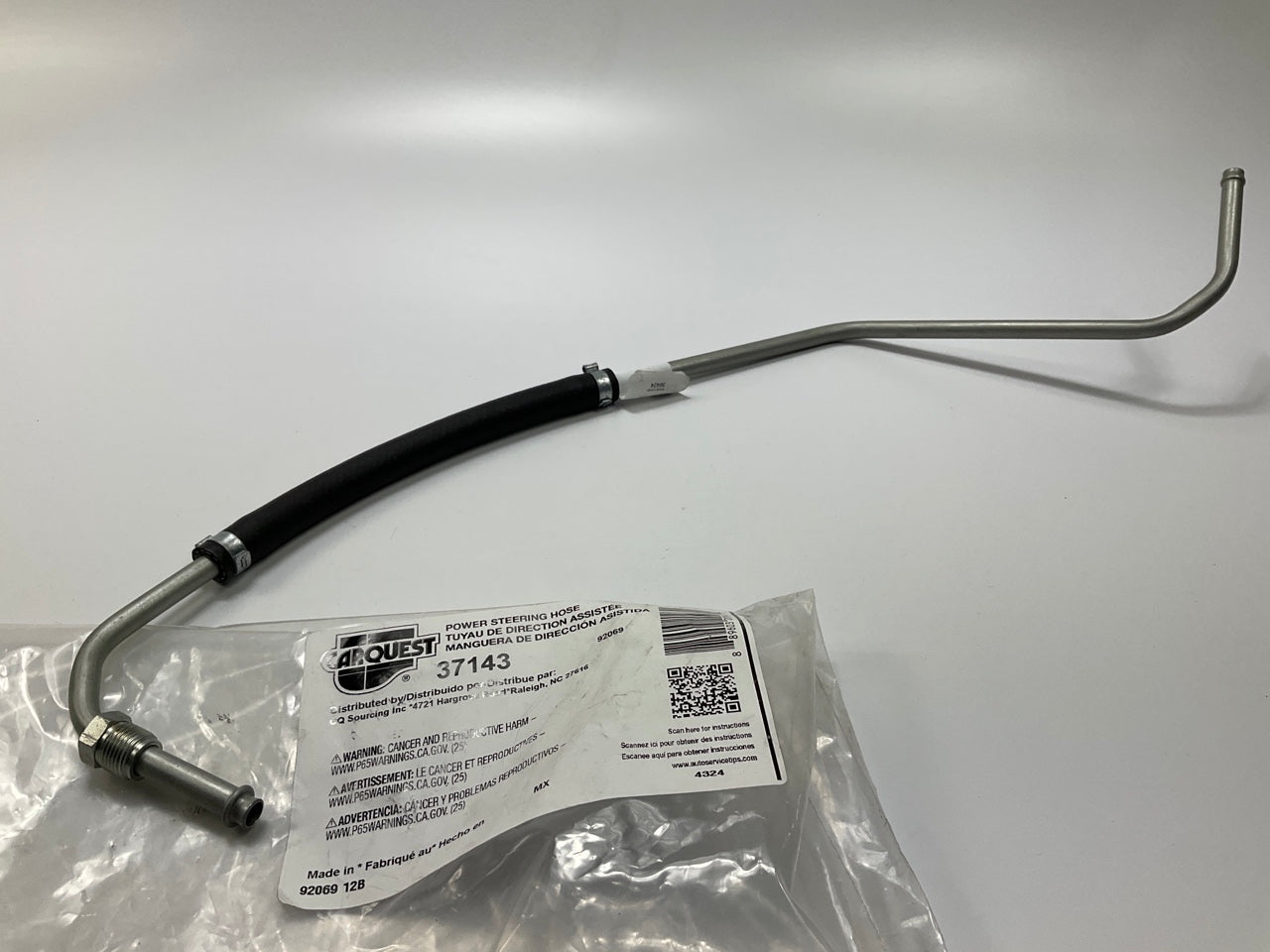 Carquest 37143 Power Steering Hose Return Line (Gear To Cooler)