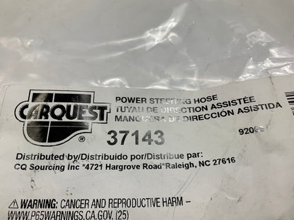 Carquest 37143 Power Steering Hose Return Line (Gear To Cooler)