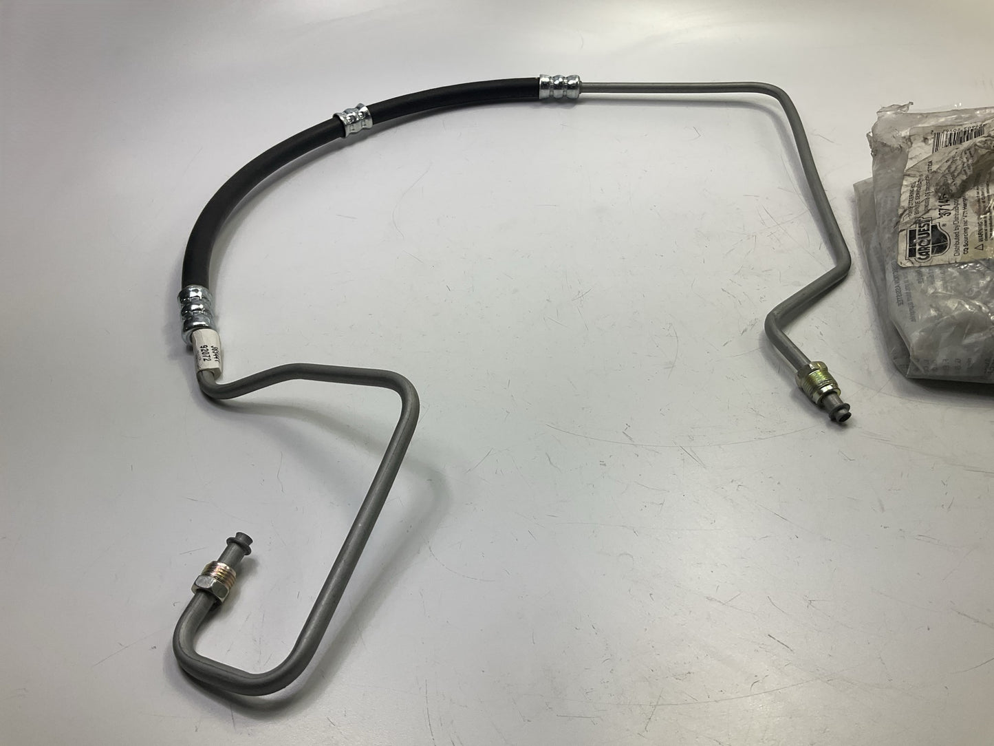 MISSING YELLOW CAP & WASHERS - Carquest 37146 Power Steering Pressure Line Hose