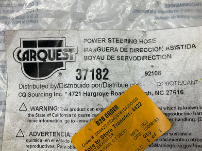 Carquest 37182 Power Steering Pressure Line Hose Assembly