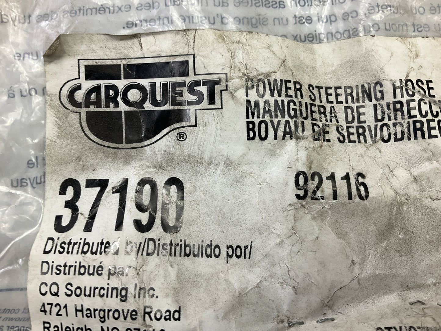 Carquest 37190 Power Steering Pressure Hose For 2002-2005 Mountaineer 4.0L SOHC
