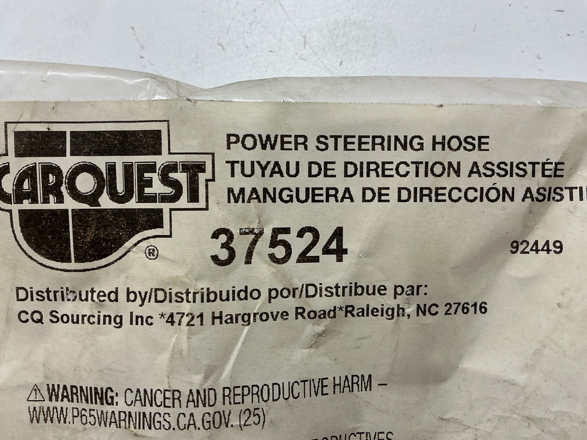 Carquest 37524 From Gear Power Steering Return Line Hose