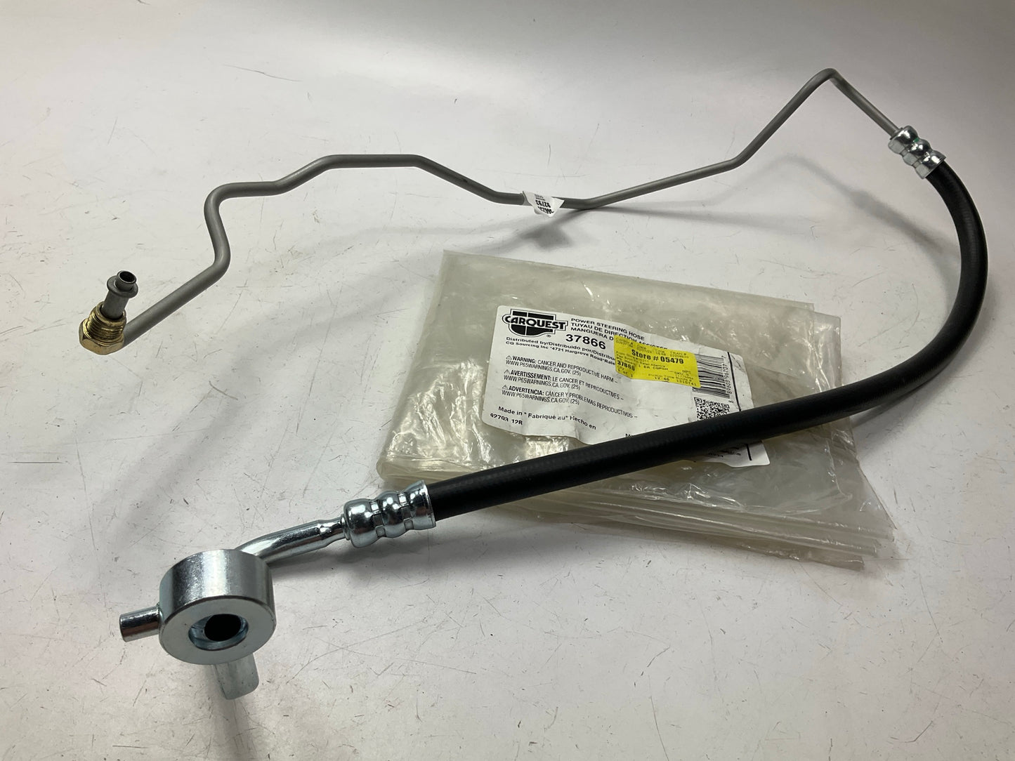 Carquest 37866 Power Steering Hose, Pump To Gear, For 2010-2011 Kia Soul
